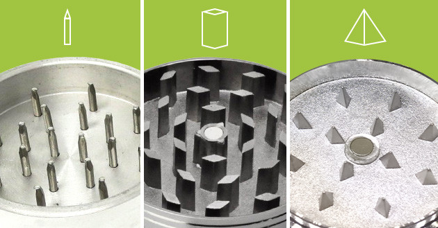 Формы лезвий гриндера