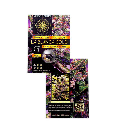 La Blanca Gold Auto Fem (Vision Seeds) семена конопли