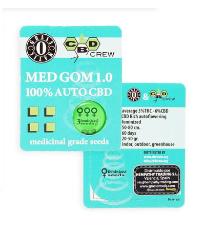 Med GOM 1.0 auto fem семена конопли