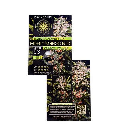 Mighty Mango Bud fem (Vision Seeds) семена конопли