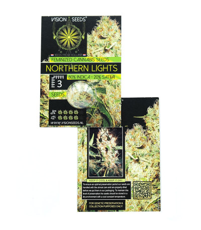 Northern Lights fem (Vision Seeds) семена конопли