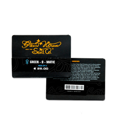 Green-O-Matic auto fem семена конопли