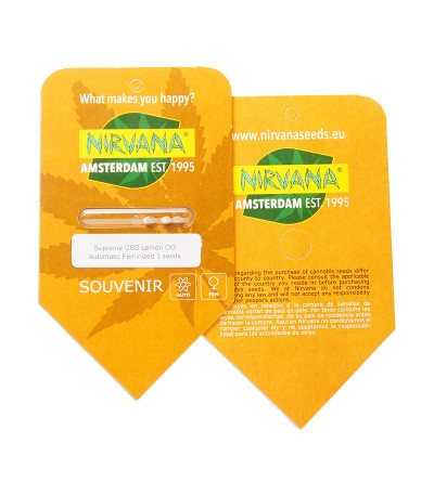 Supreme CBD Lemon OG Automatic fem семена конопли