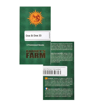 Dos Si Dos 33 fem (Barney's Farm) семена конопли