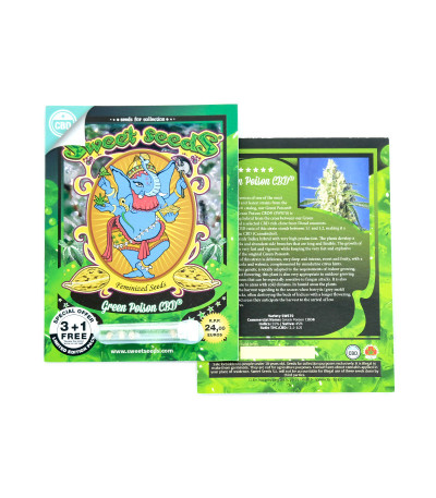 Семена конопли Green Poision CBD fem (Sweet Seeds)