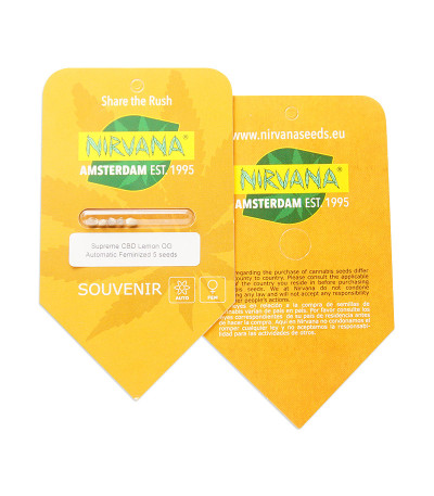 Supreme CBD Lemon OG Automatic fem семена конопли