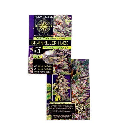 Brainkiller Haze fem (Vision Seeds) семена конопли