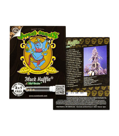 Black Muffin F1 Fast Version fem (Sweet Seeds) семена конопли