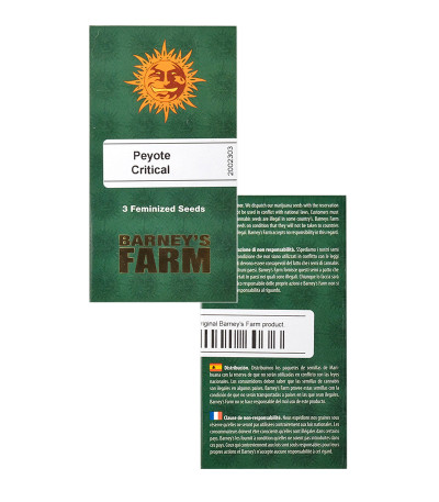 Peyote Critical fem (Barney's Farm) семена конопли