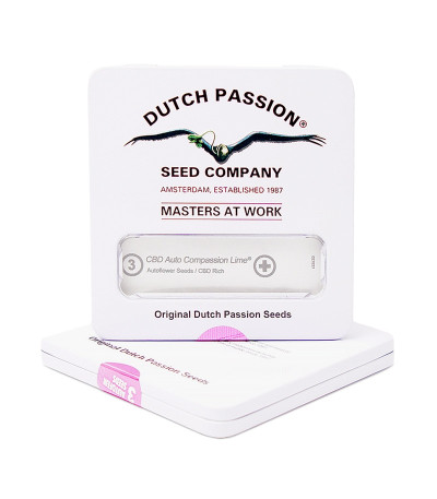Семена конопли CBD Auto Compassion Lime в оригинальной упаковке
