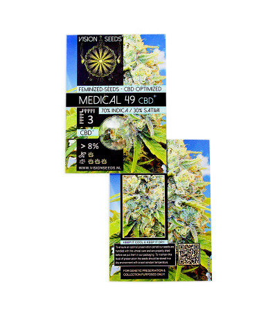 Medical 49 CBD+ fem (Vision Seeds) семена конопли