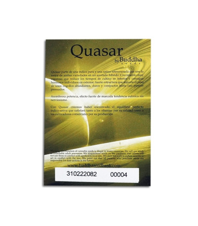 Buddha Quasar fem семена конопли