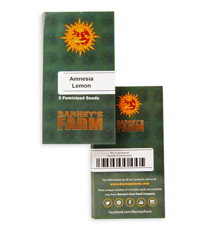Amnesia Lemon fem (Barney's Farm) семена конопли
