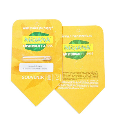 Lemon OG Haze Automatic fem (Nirvana Seeds) семена конопли