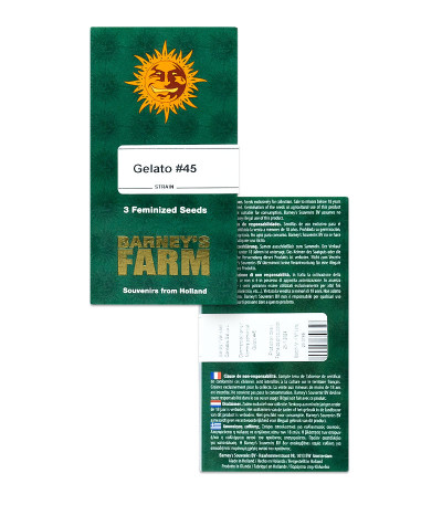 Gelato #45 fem (Barney's Farm) семена конопли